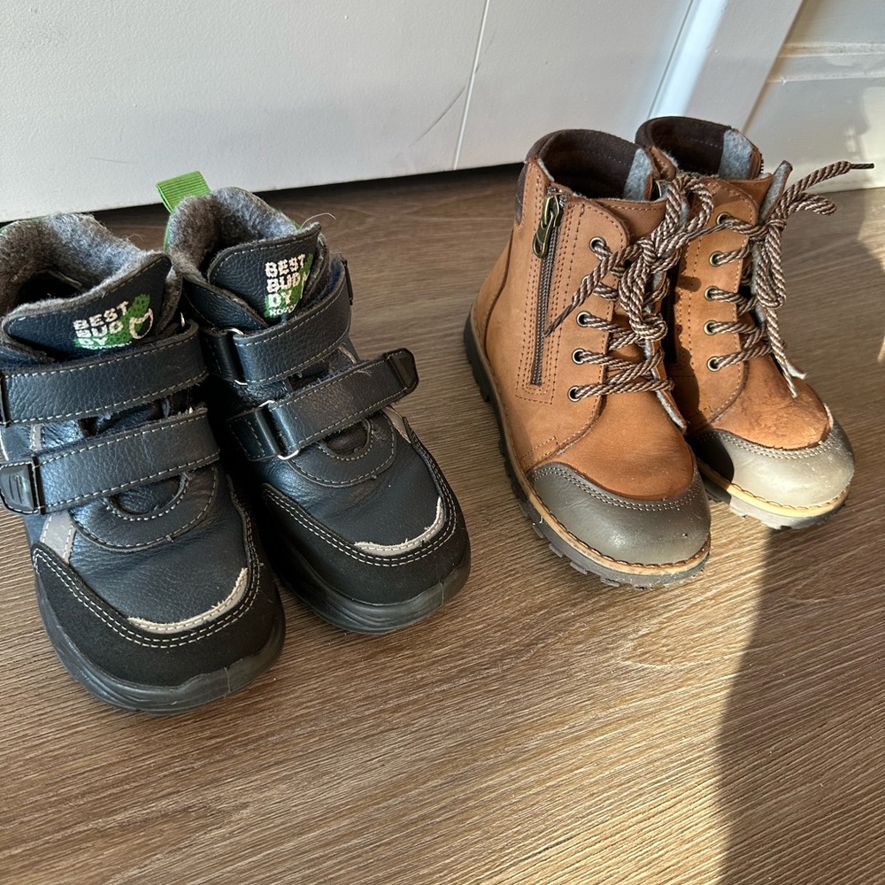 Both together price Great condition fall boots and winter boots, 28 ,
